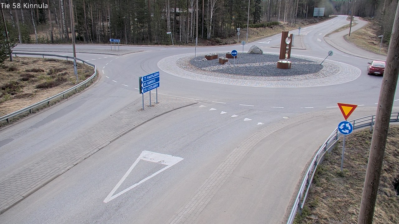 Weather Camera Image Väg 58 Kinnula, Kinnula, Keski-Suomi