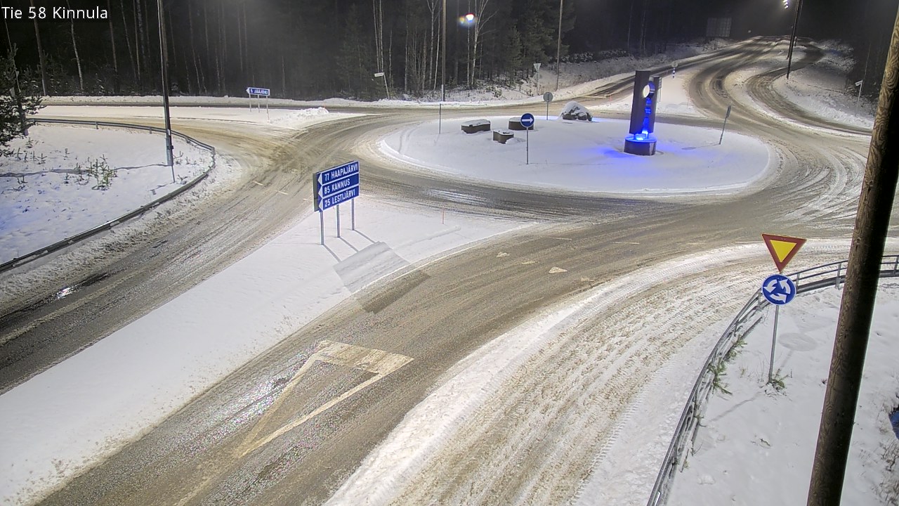 Weather Camera Image Väg 58 Kinnula, Kinnula, Keski-Suomi