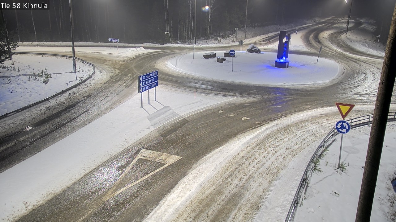 Weather Camera Image Väg 58 Kinnula, Kinnula, Keski-Suomi