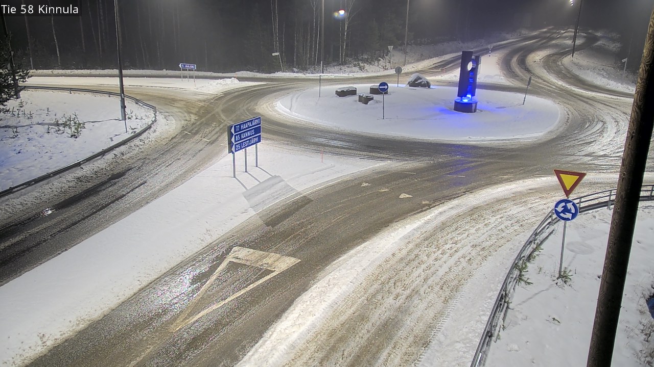 Weather Camera Image Väg 58 Kinnula, Kinnula, Keski-Suomi