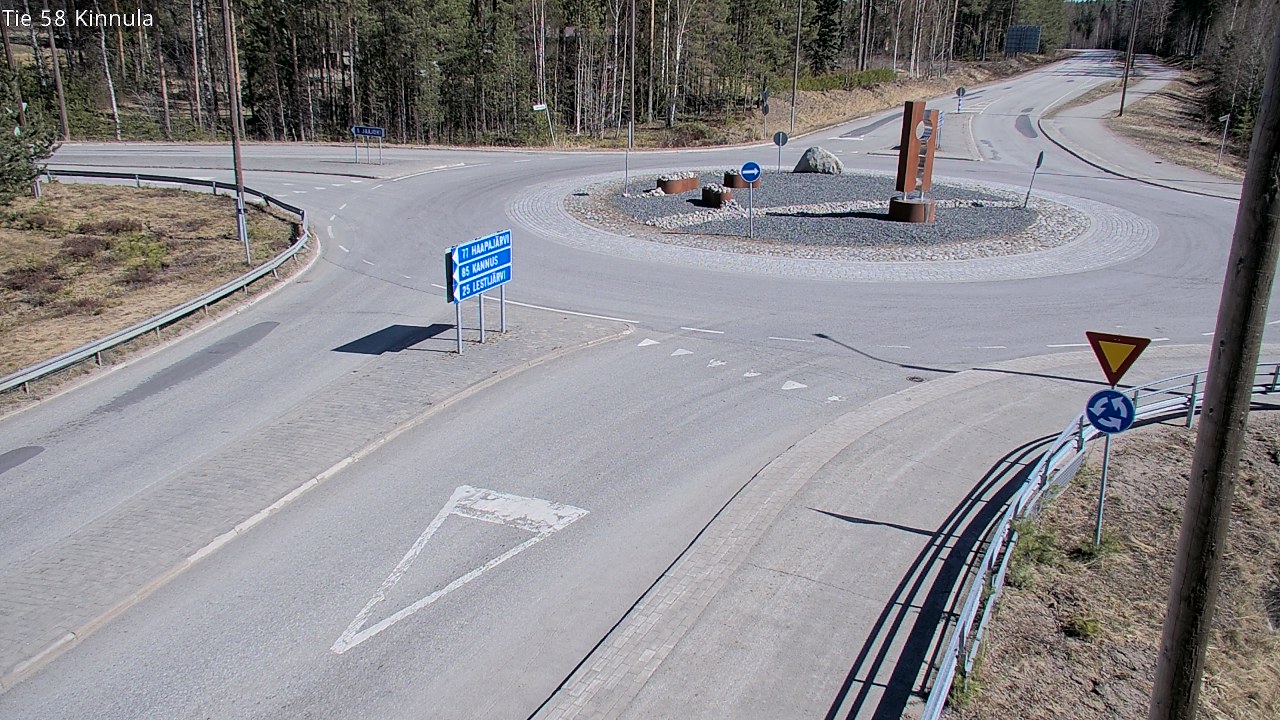 Weather Camera Image Väg 58 Kinnula, Kinnula, Keski-Suomi