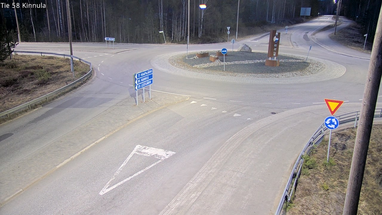 Weather Camera Image Väg 58 Kinnula, Kinnula, Keski-Suomi