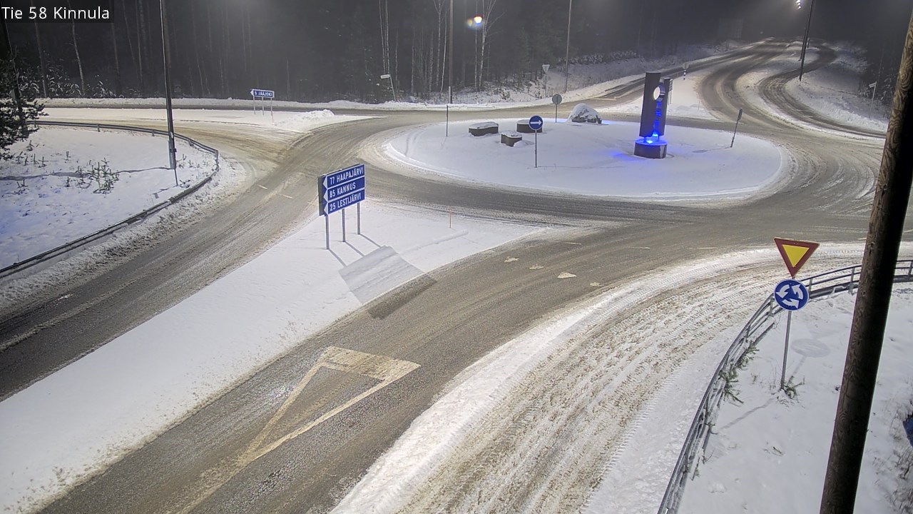 Weather Camera Image Väg 58 Kinnula, Kinnula, Keski-Suomi