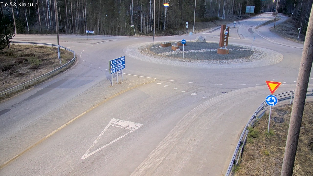 Weather Camera Image Väg 58 Kinnula, Kinnula, Keski-Suomi