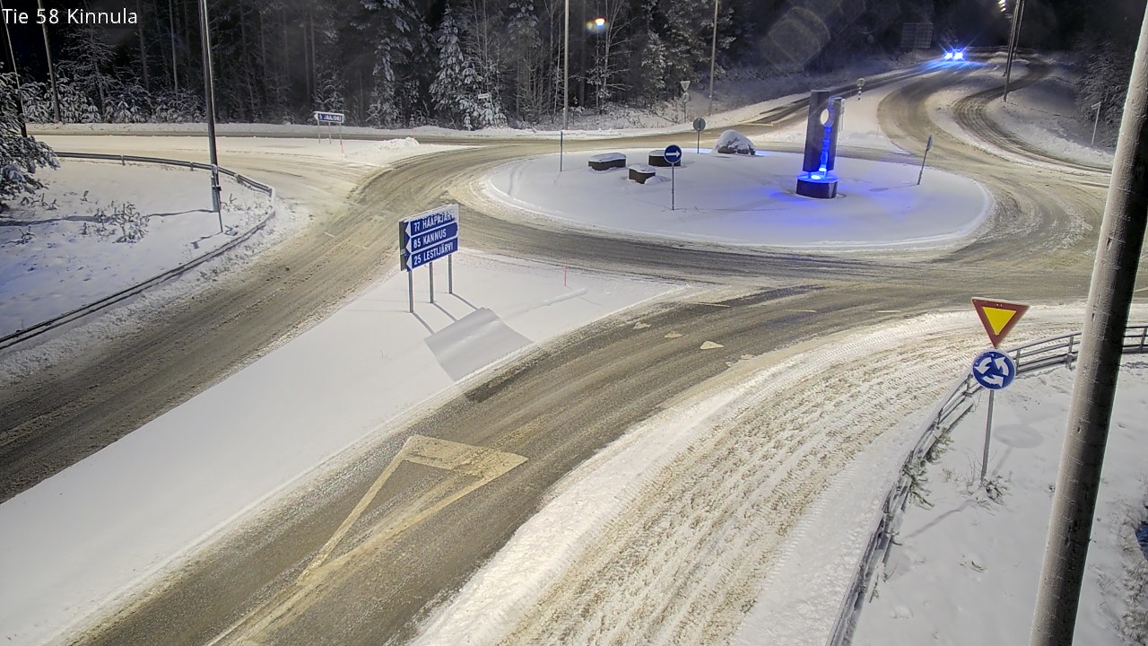 Weather Camera Image Väg 58 Kinnula, Kinnula, Keski-Suomi