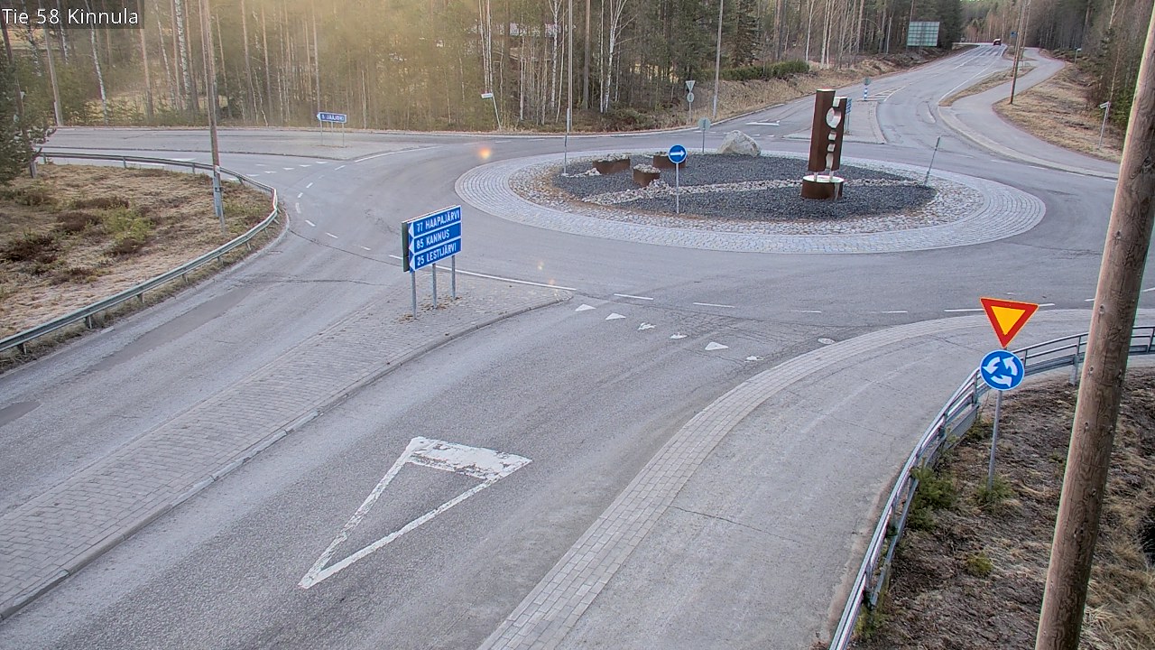 Weather Camera Image Väg 58 Kinnula, Kinnula, Keski-Suomi