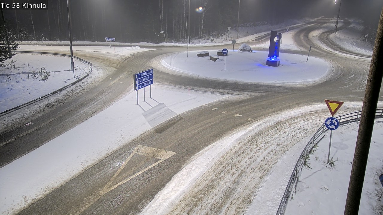 Weather Camera Image Väg 58 Kinnula, Kinnula, Keski-Suomi