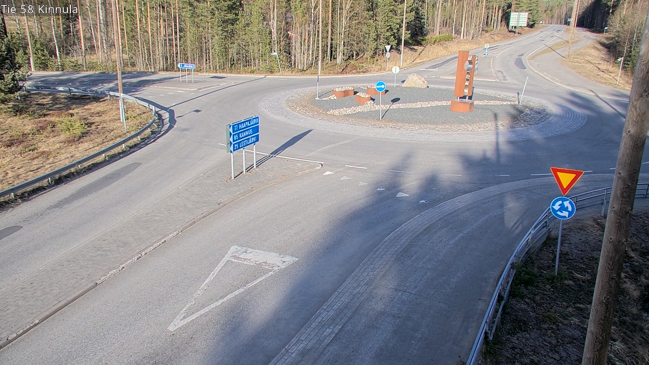 Weather Camera Image Väg 58 Kinnula, Kinnula, Keski-Suomi