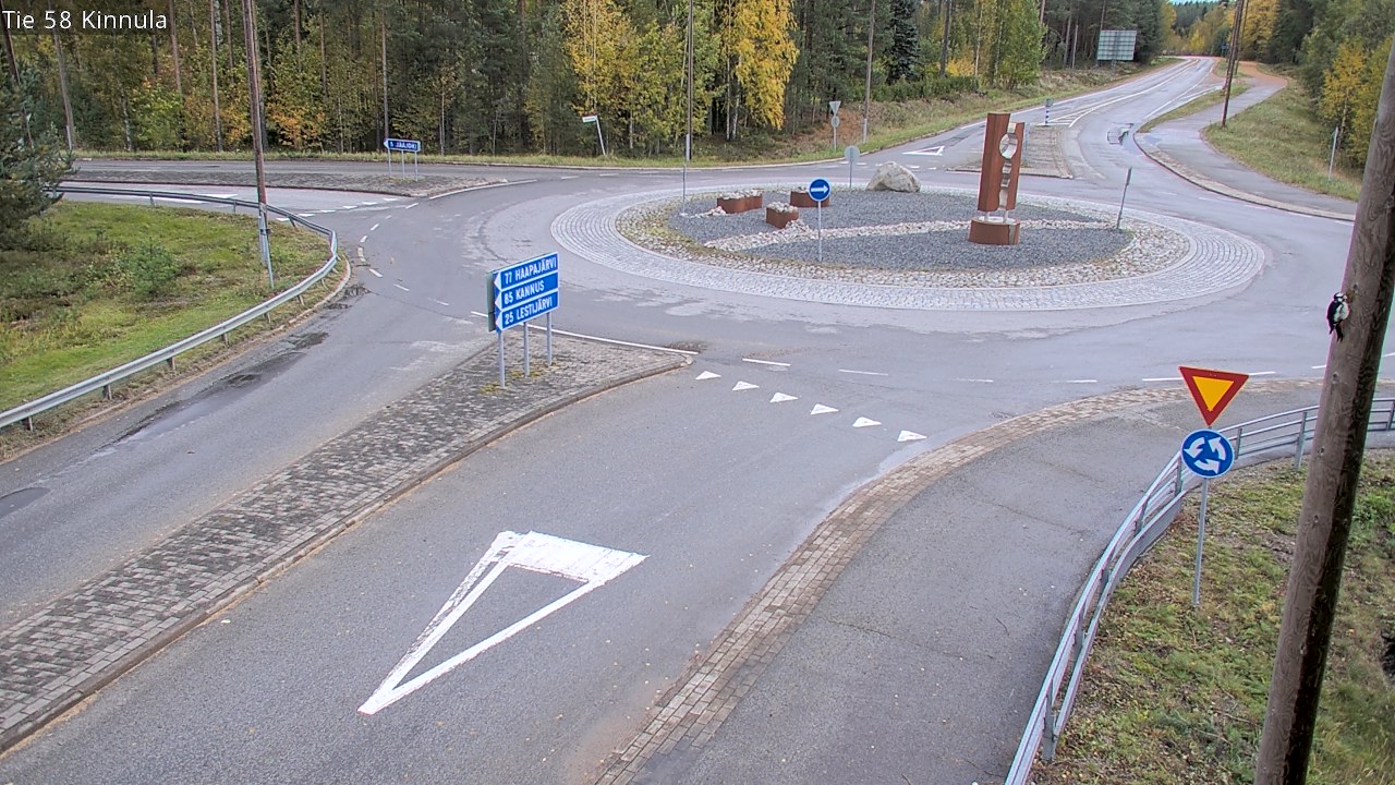 Weather Camera Image Väg 58 Kinnula, Kinnula, Keski-Suomi