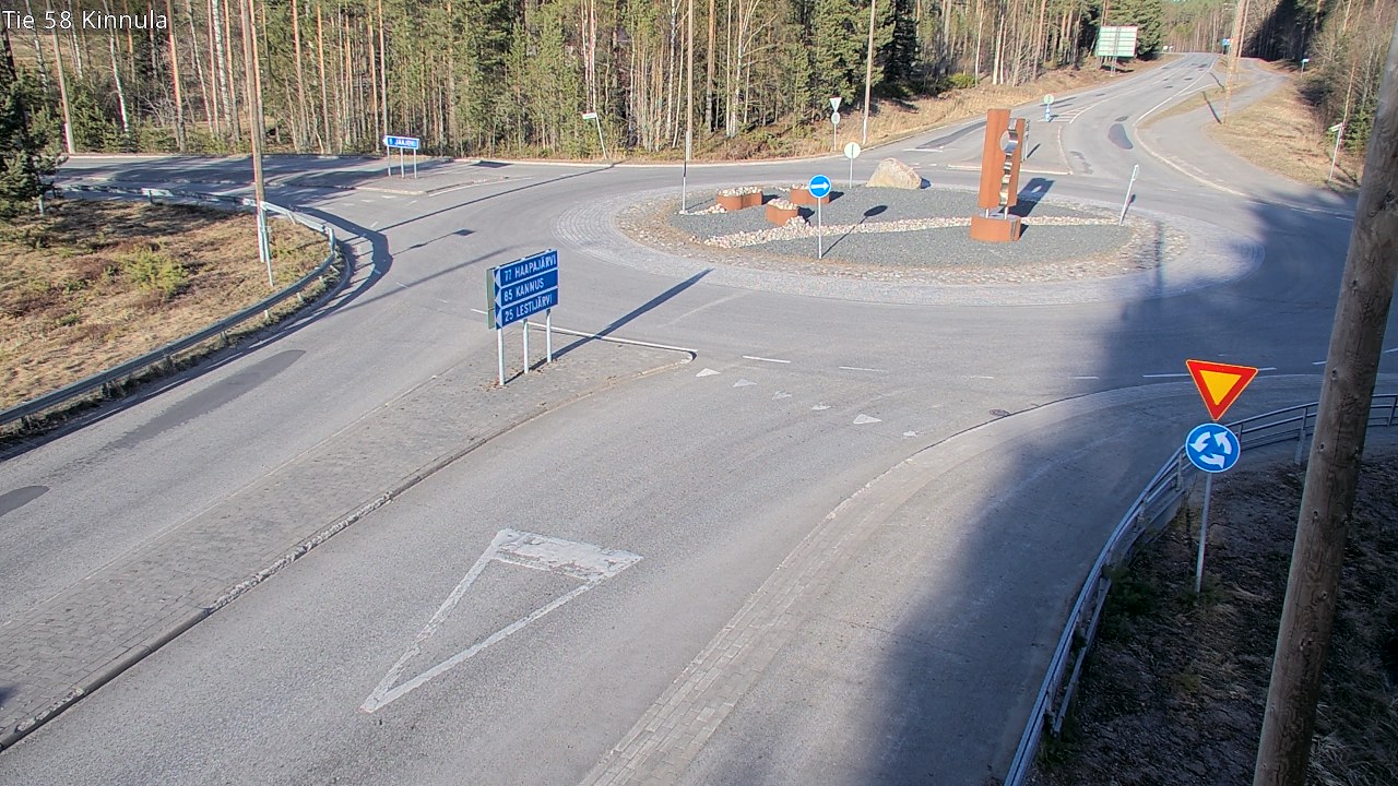 Weather Camera Image Väg 58 Kinnula, Kinnula, Keski-Suomi