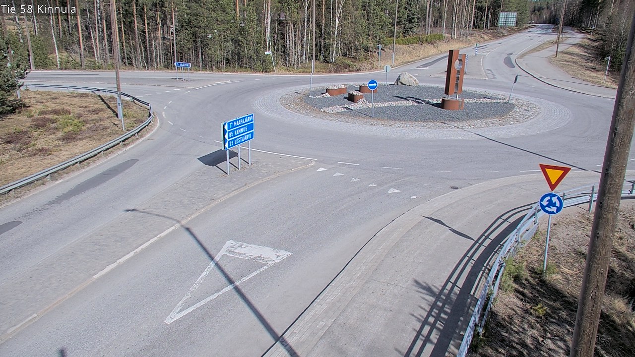 Weather Camera Image Väg 58 Kinnula, Kinnula, Keski-Suomi