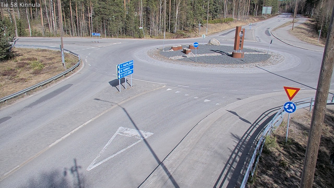Weather Camera Image Väg 58 Kinnula, Kinnula, Keski-Suomi