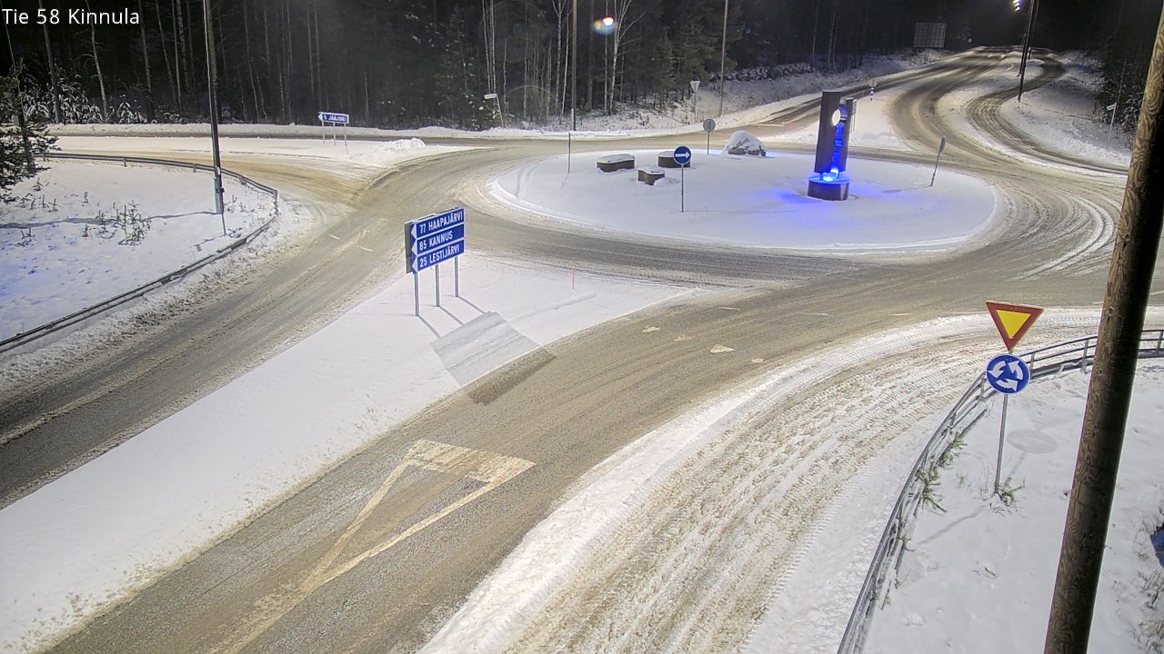 Weather Camera Image Väg 58 Kinnula, Kinnula, Keski-Suomi