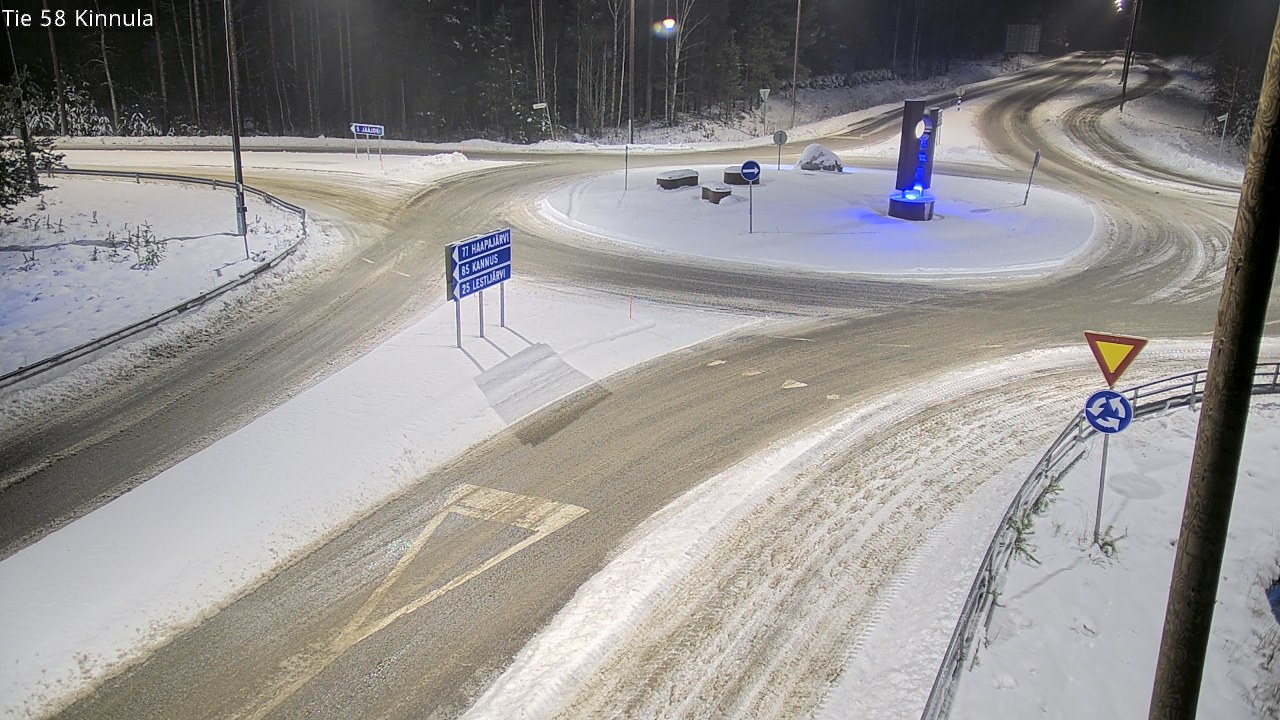 Weather Camera Image Väg 58 Kinnula, Kinnula, Keski-Suomi