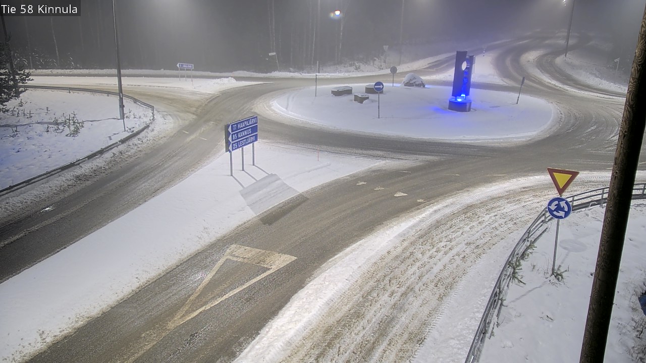 Weather Camera Image Väg 58 Kinnula, Kinnula, Keski-Suomi