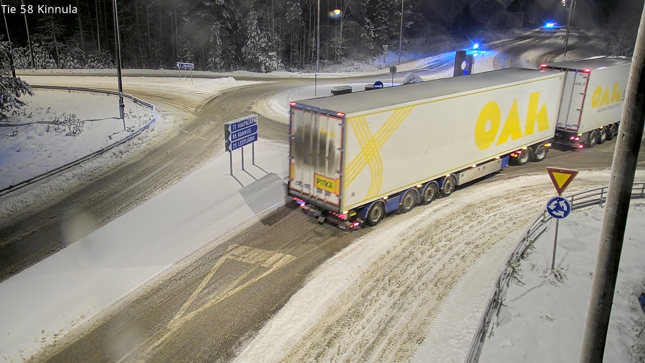 Weather Camera Image Väg 58 Kinnula, Kinnula, Keski-Suomi