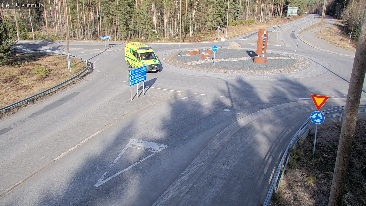 Weather Camera Image Väg 58 Kinnula, Kinnula, Keski-Suomi