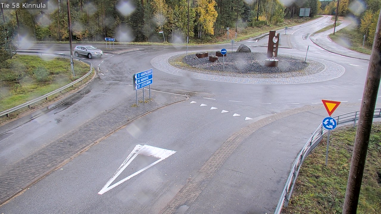Weather Camera Image Väg 58 Kinnula, Kinnula, Keski-Suomi