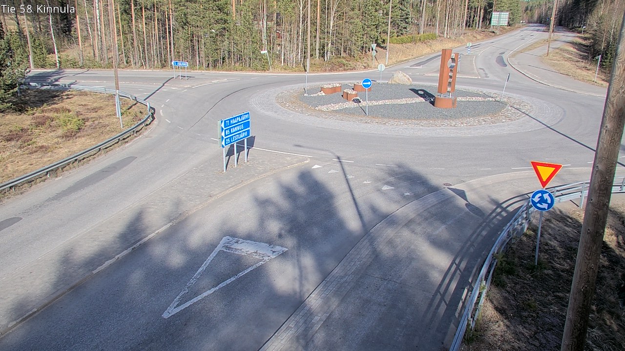 Weather Camera Image Väg 58 Kinnula, Kinnula, Keski-Suomi
