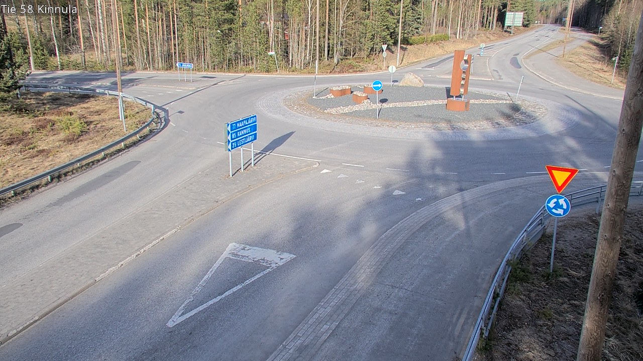 Weather Camera Image Väg 58 Kinnula, Kinnula, Keski-Suomi