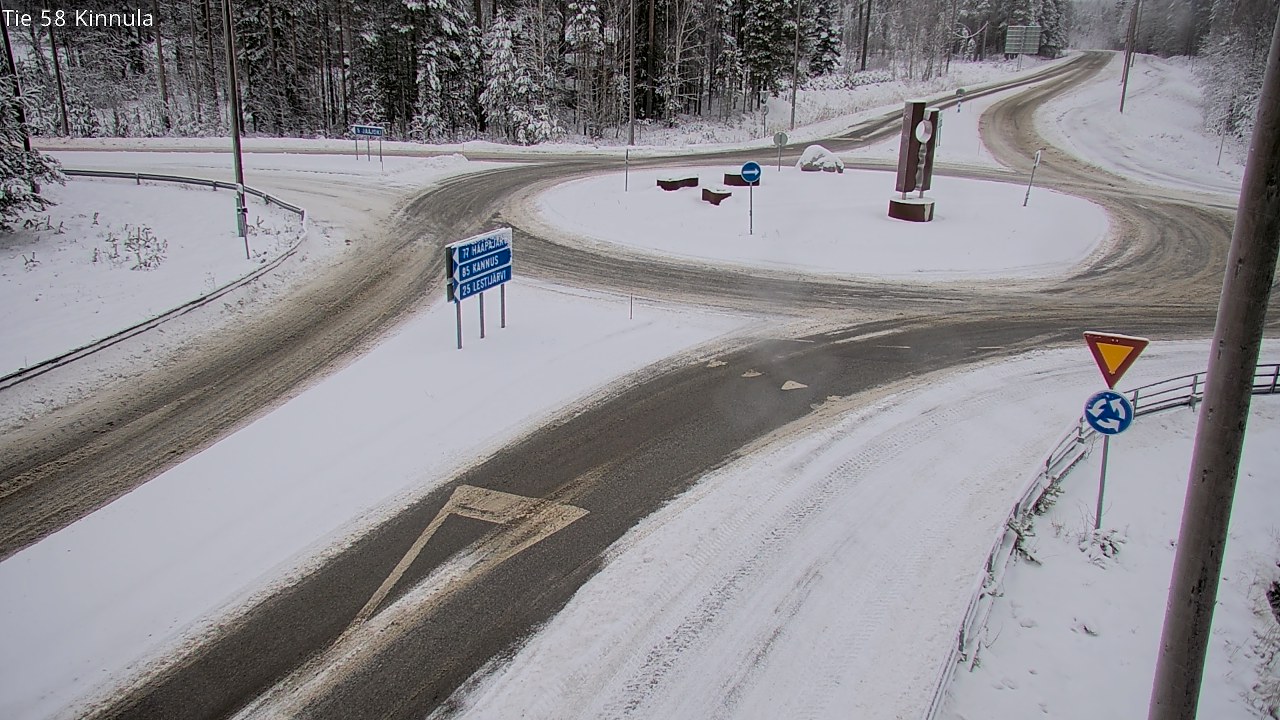 Weather Camera Image Väg 58 Kinnula, Kinnula, Keski-Suomi