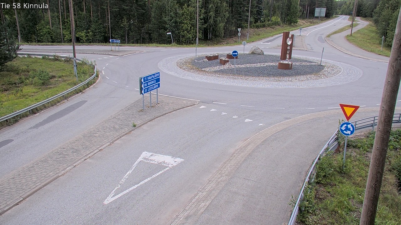 Weather Camera Image Väg 58 Kinnula, Kinnula, Keski-Suomi