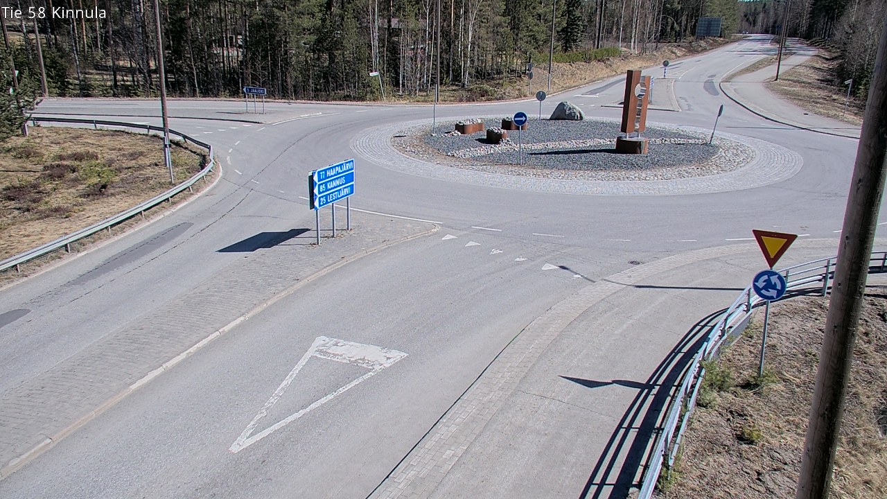 Weather Camera Image Väg 58 Kinnula, Kinnula, Keski-Suomi