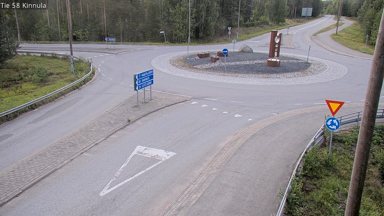 Weather Camera Image Väg 58 Kinnula, Kinnula, Keski-Suomi