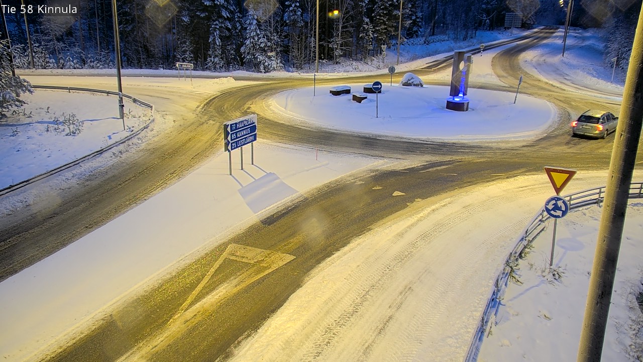 Weather Camera Image Väg 58 Kinnula, Kinnula, Keski-Suomi