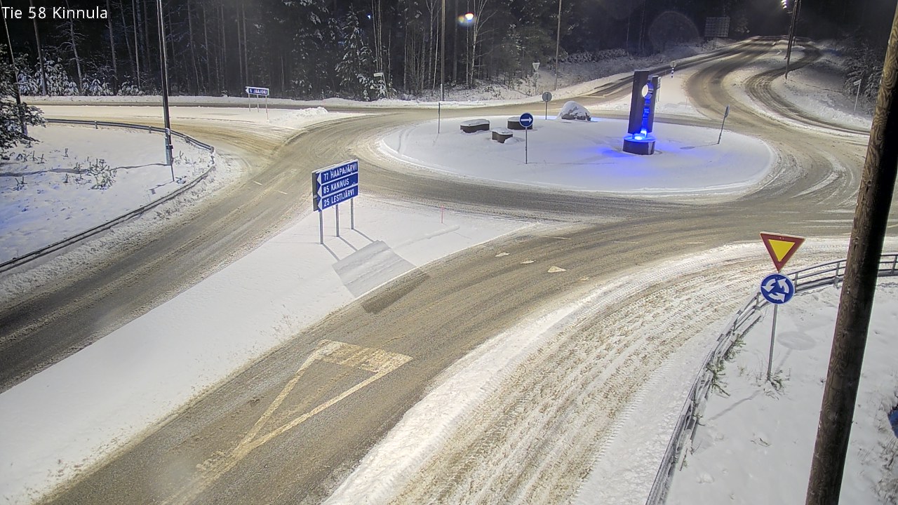 Weather Camera Image Väg 58 Kinnula, Kinnula, Keski-Suomi