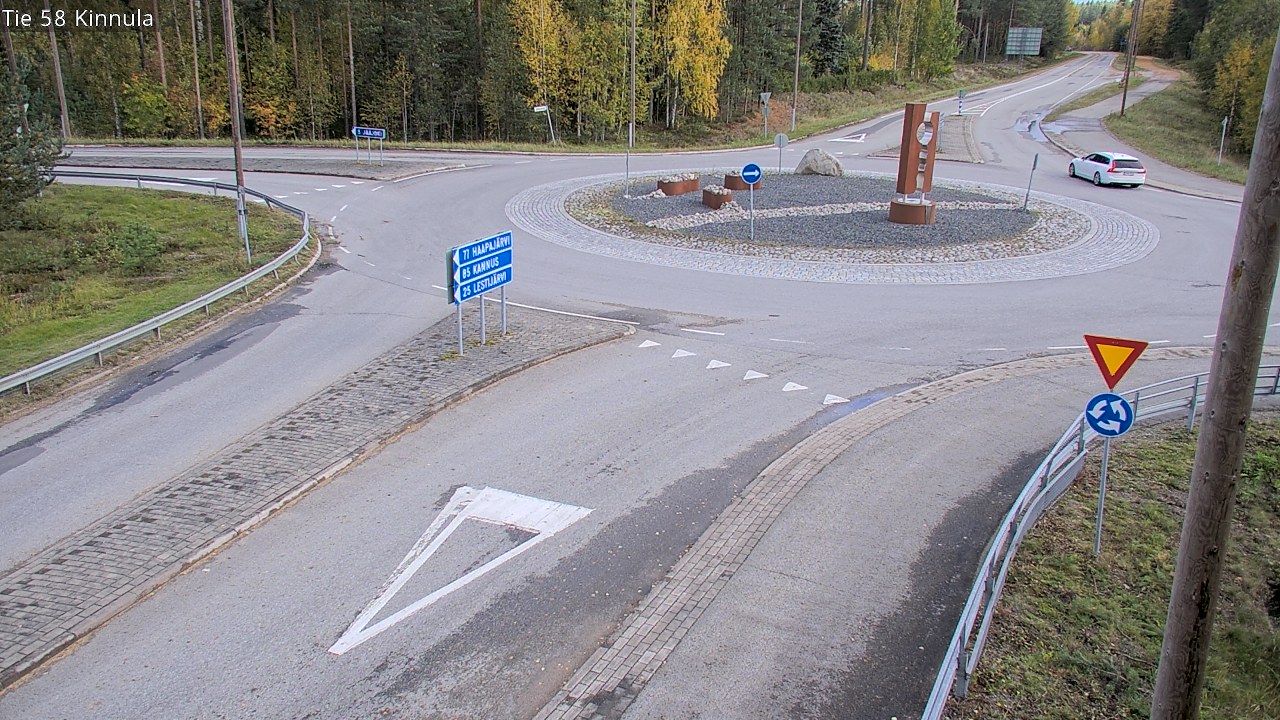 Weather Camera Image Väg 58 Kinnula, Kinnula, Keski-Suomi