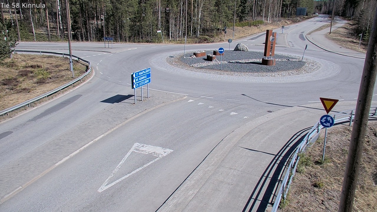 Weather Camera Image Väg 58 Kinnula, Kinnula, Keski-Suomi