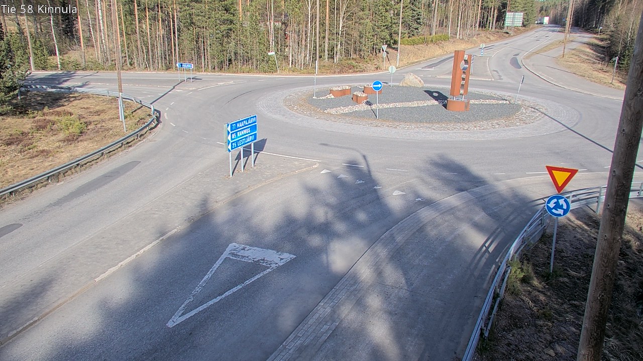 Weather Camera Image Väg 58 Kinnula, Kinnula, Keski-Suomi