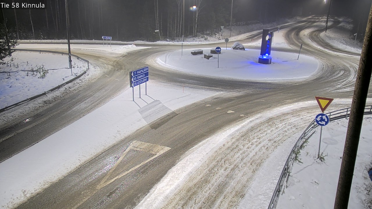 Weather Camera Image Väg 58 Kinnula, Kinnula, Keski-Suomi