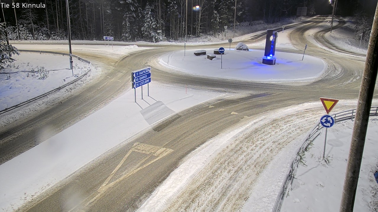 Weather Camera Image Väg 58 Kinnula, Kinnula, Keski-Suomi