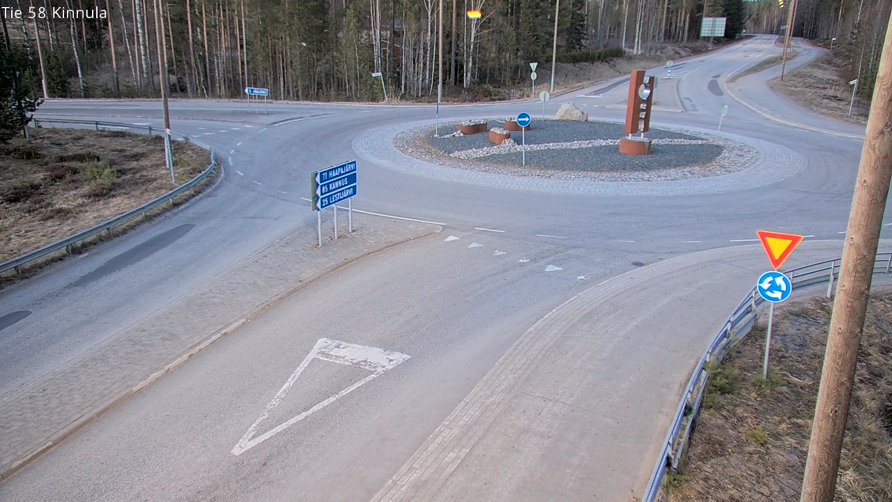Weather Camera Image Väg 58 Kinnula, Kinnula, Keski-Suomi