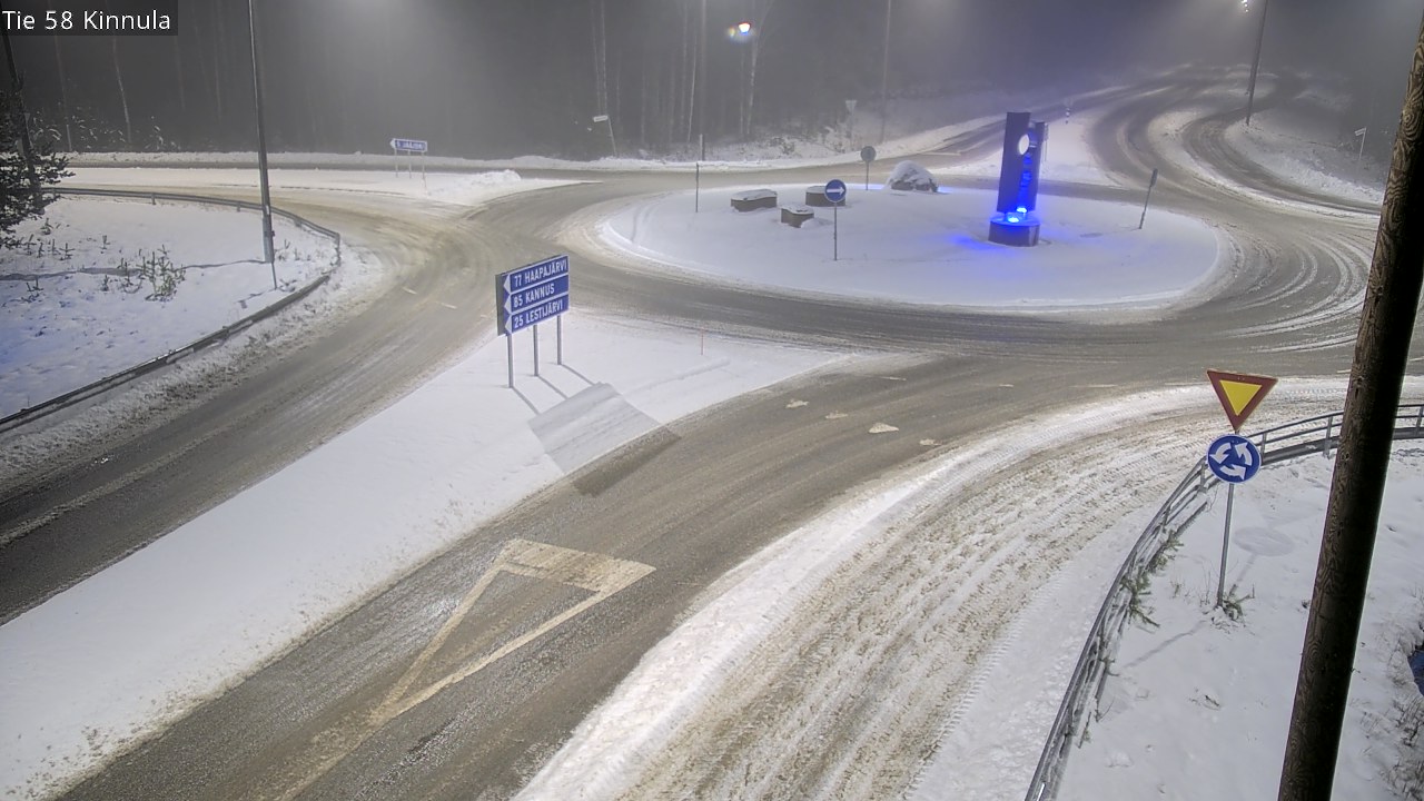 Weather Camera Image Väg 58 Kinnula, Kinnula, Keski-Suomi