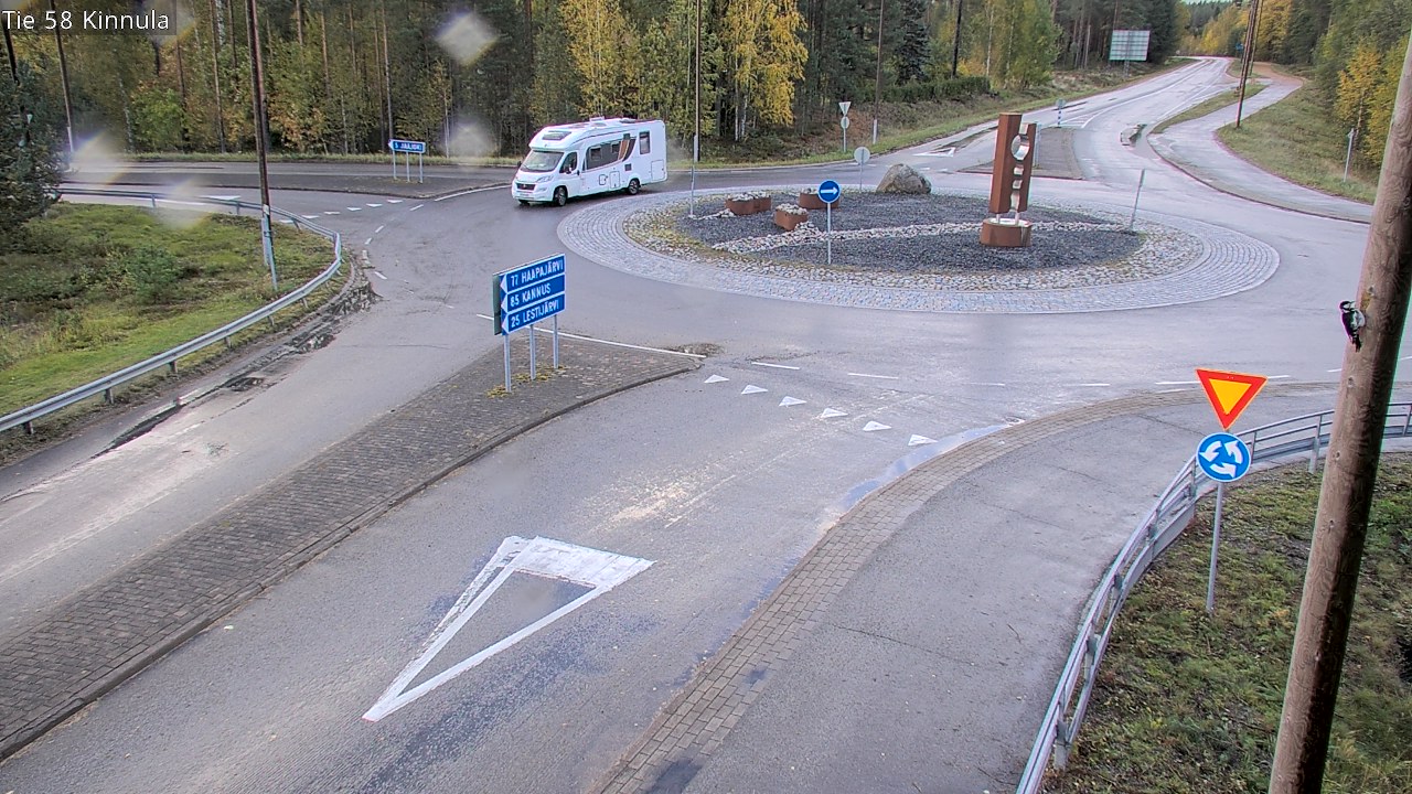 Weather Camera Image Väg 58 Kinnula, Kinnula, Keski-Suomi
