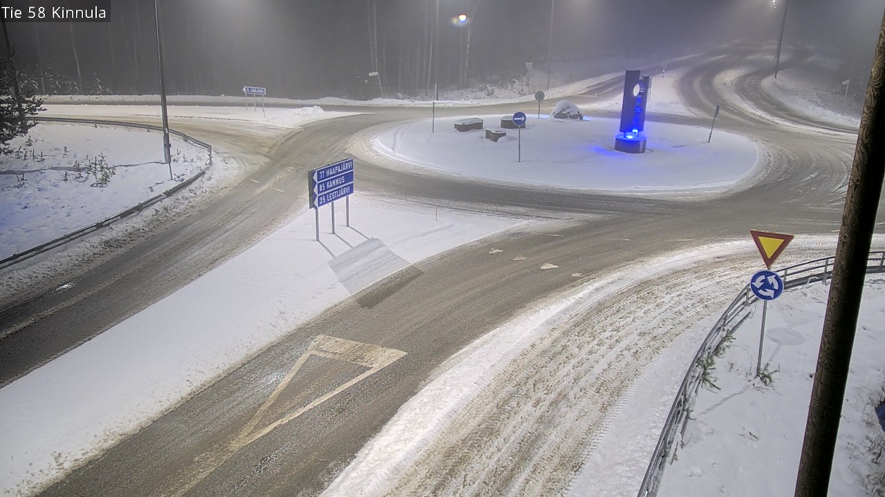 Weather Camera Image Väg 58 Kinnula, Kinnula, Keski-Suomi
