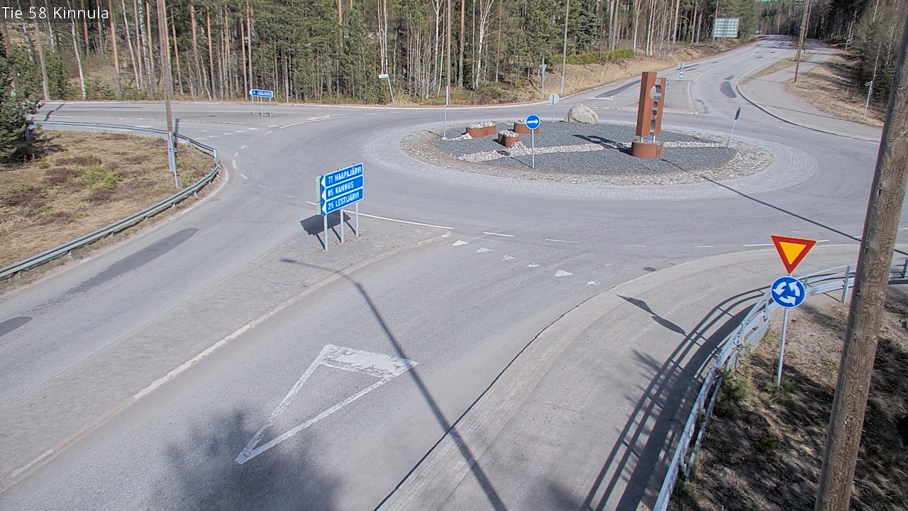 Weather Camera Image Väg 58 Kinnula, Kinnula, Keski-Suomi