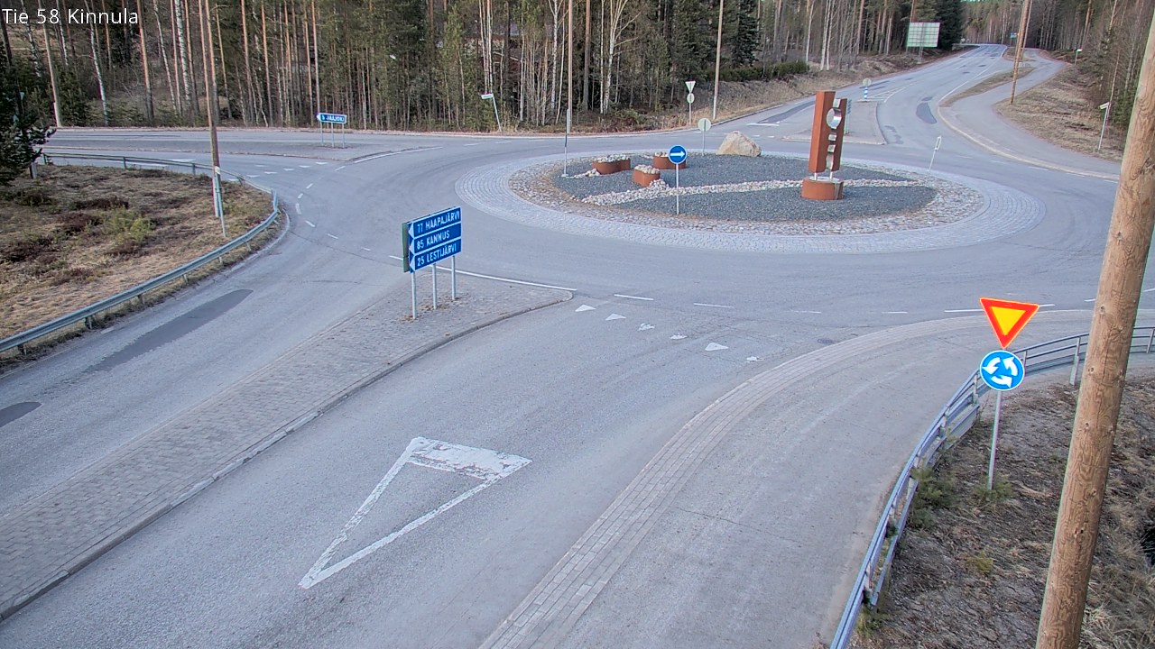 Weather Camera Image Väg 58 Kinnula, Kinnula, Keski-Suomi