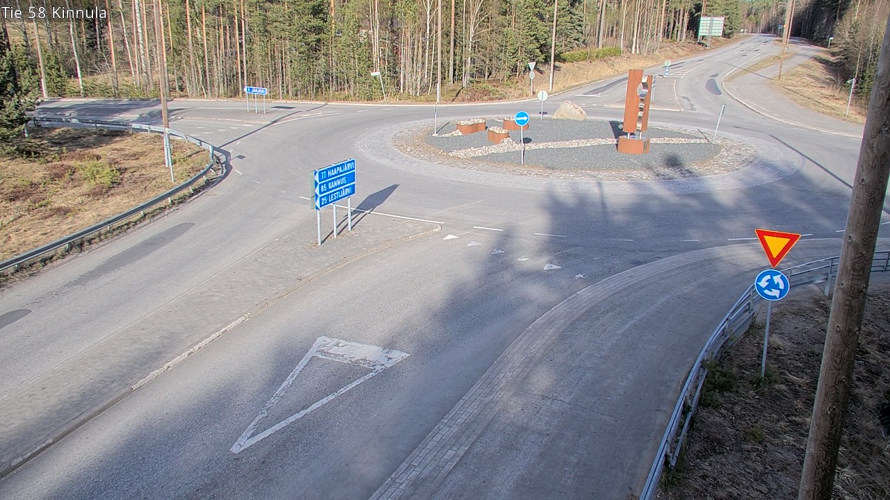 Weather Camera Image Väg 58 Kinnula, Kinnula, Keski-Suomi