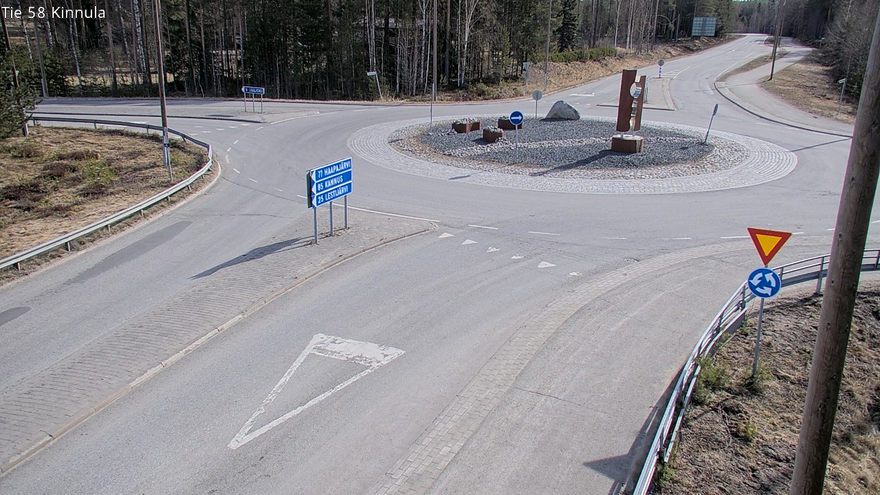 Weather Camera Image Väg 58 Kinnula, Kinnula, Keski-Suomi