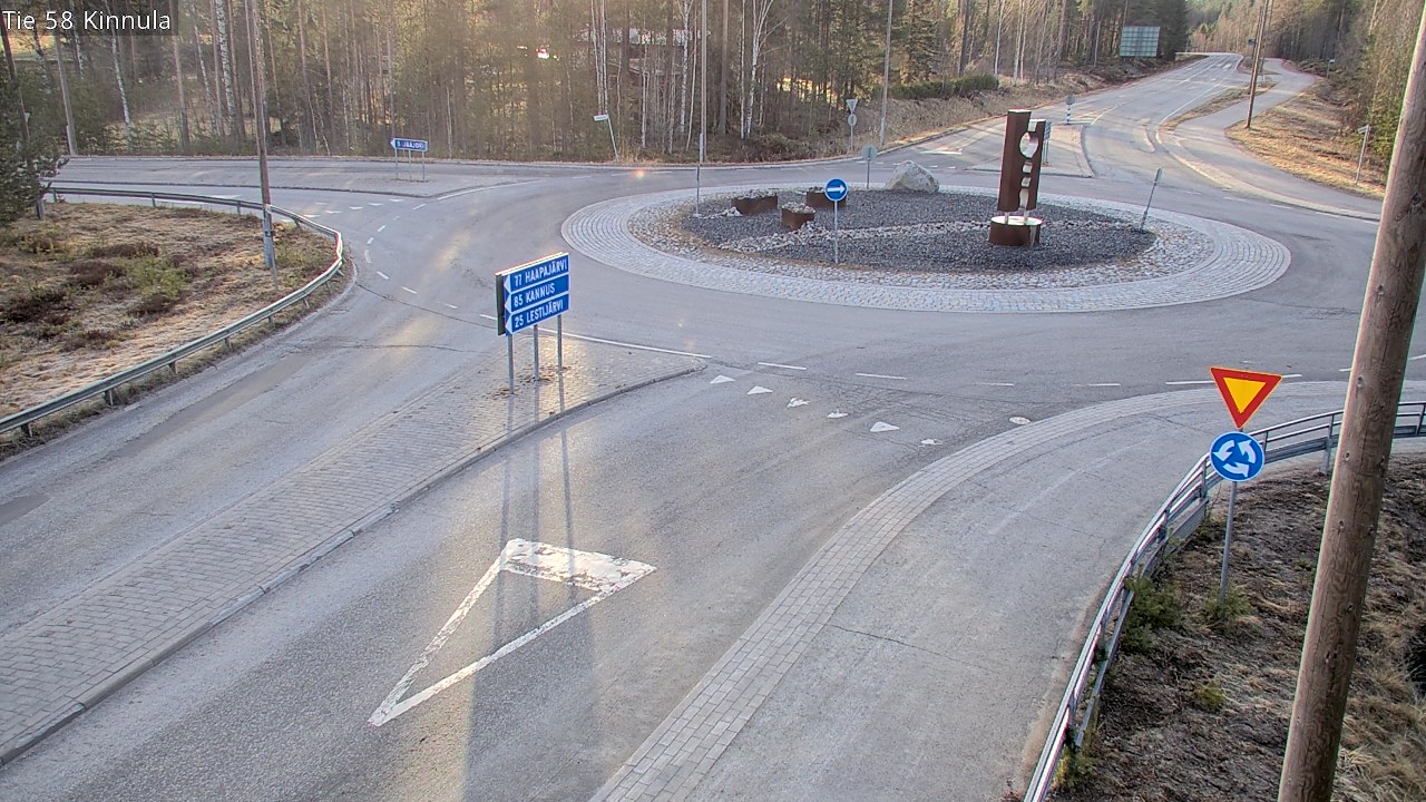 Weather Camera Image Väg 58 Kinnula, Kinnula, Keski-Suomi