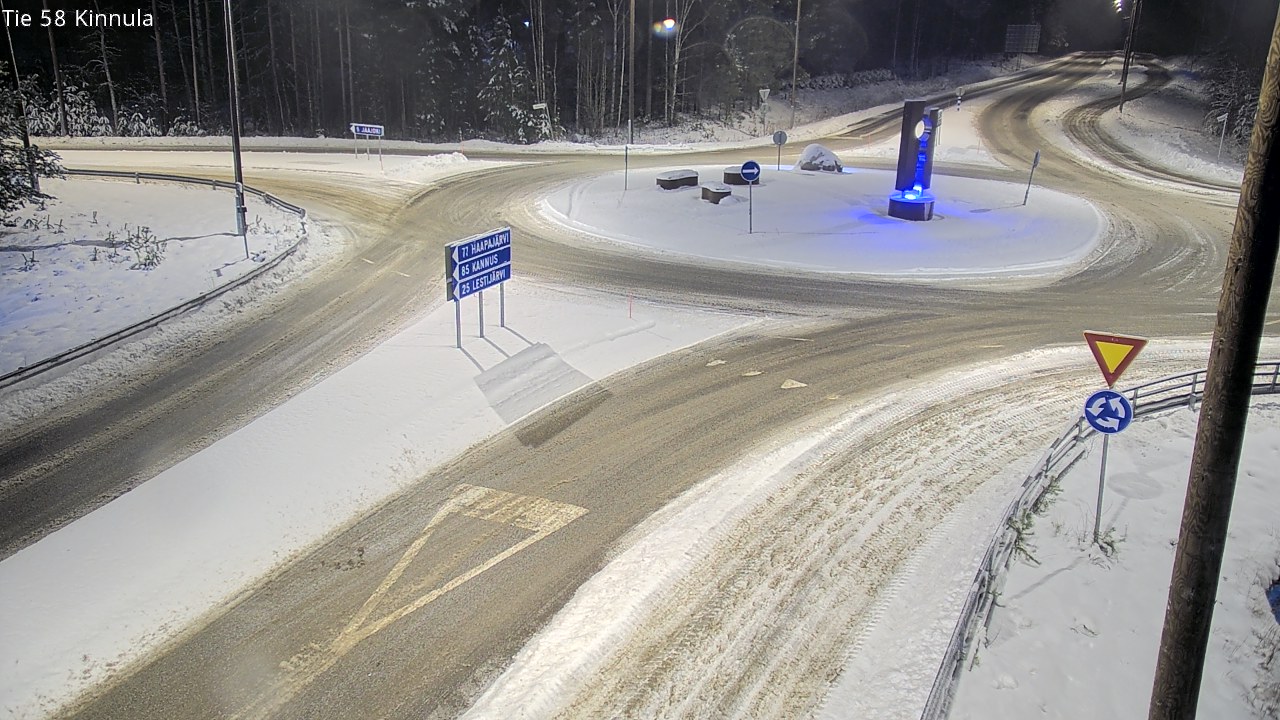 Weather Camera Image Väg 58 Kinnula, Kinnula, Keski-Suomi