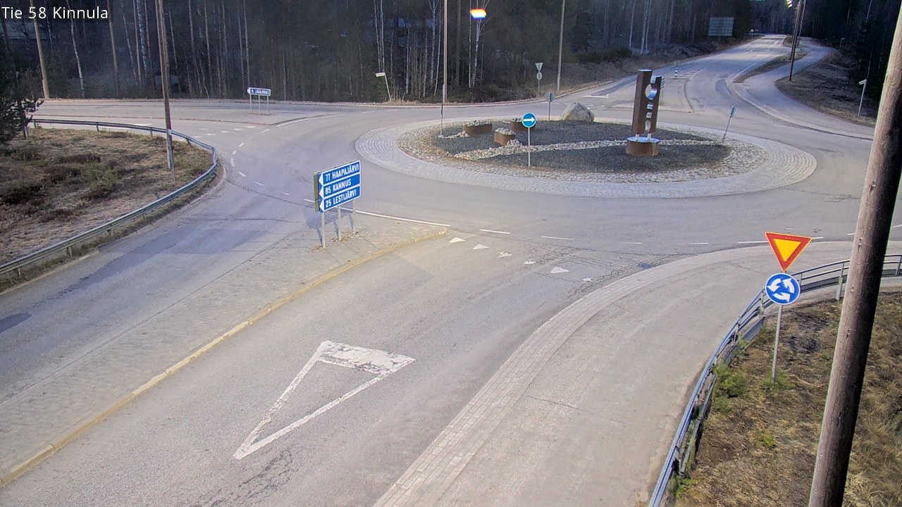 Weather Camera Image Väg 58 Kinnula, Kinnula, Keski-Suomi