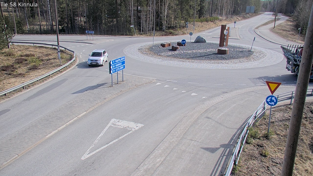 Weather Camera Image Väg 58 Kinnula, Kinnula, Keski-Suomi