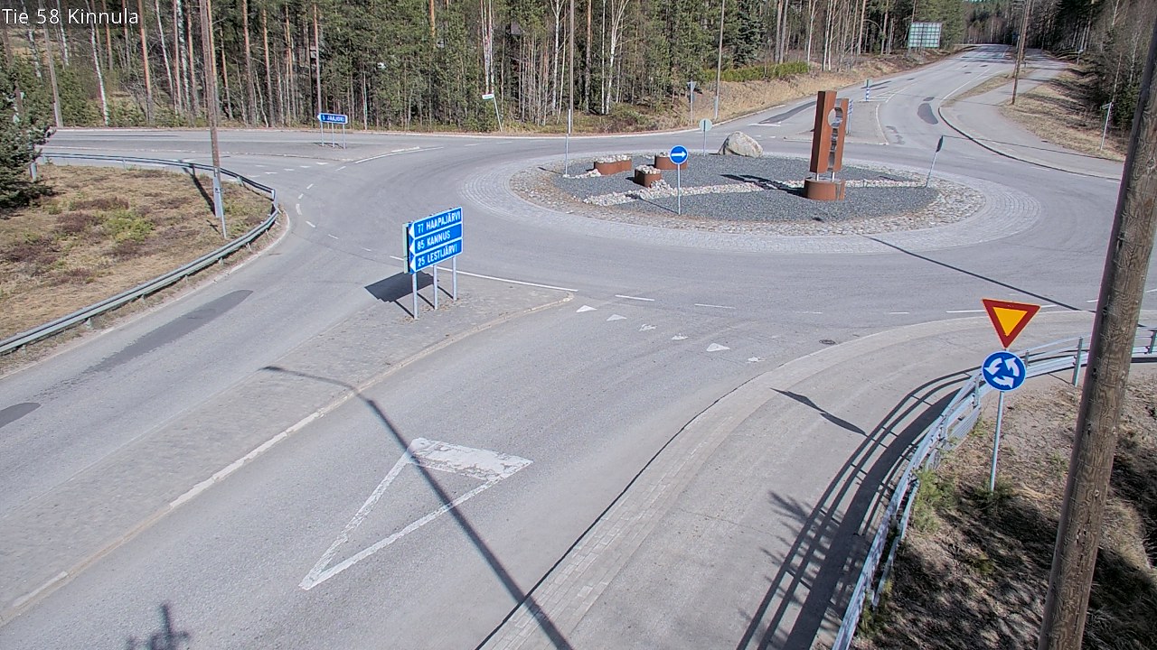 Weather Camera Image Väg 58 Kinnula, Kinnula, Keski-Suomi