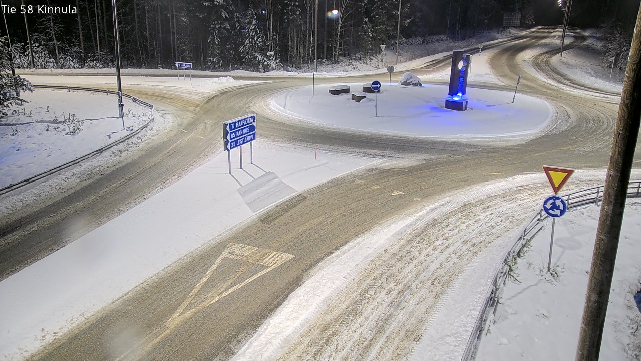 Weather Camera Image Väg 58 Kinnula, Kinnula, Keski-Suomi