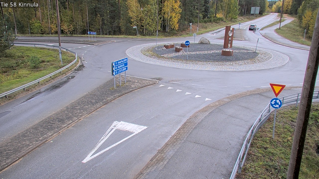 Weather Camera Image Väg 58 Kinnula, Kinnula, Keski-Suomi